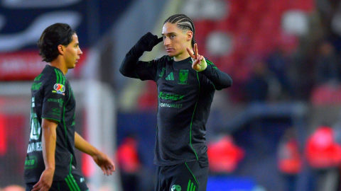 Marcelo Flores en el triunfo de Tigres ante San Luis