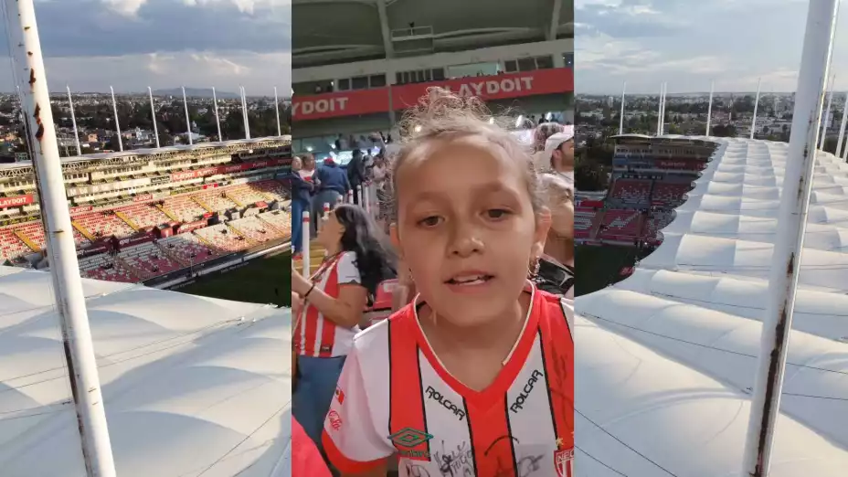 Niña le pide playera autografiada a Zague Liga MX