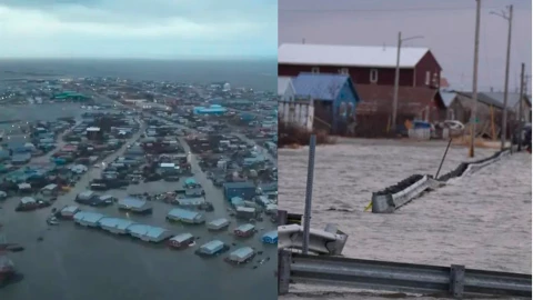 Inundaciones en Alaska tras el tifón Halong: rescates y devastación