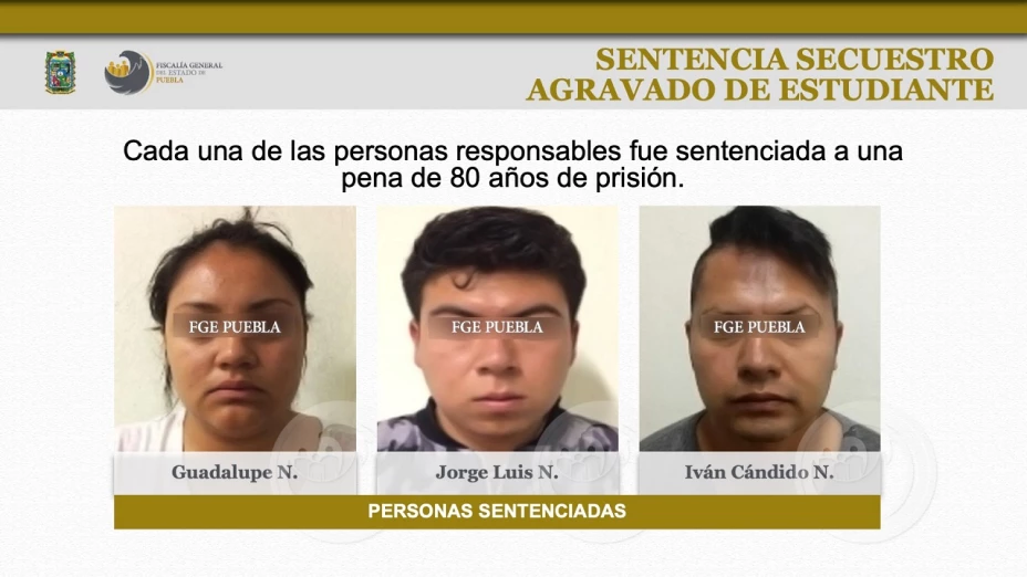 tres personas por secuestro y muerte de estudiante en 2018