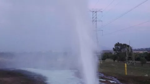 Fuga de gasolina en Acolman, Edomex