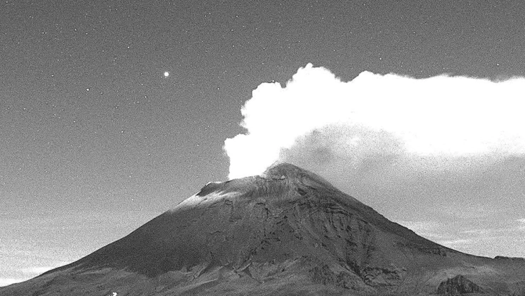 actividad del Volcán Popocatépetl hoy 20 de septiembre de 2024