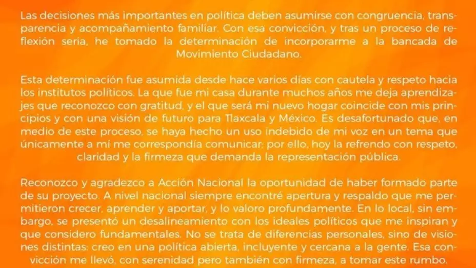 Mariana Jiménez Zamora deja el PAN tras conflictos internos y se integra a MC