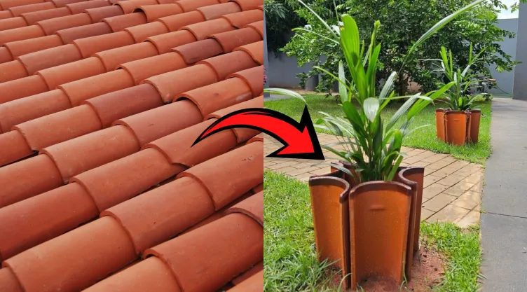 Qué hacer con las tejas viejas, son un tesoro: cómo reutilizarlas para decorar el patio