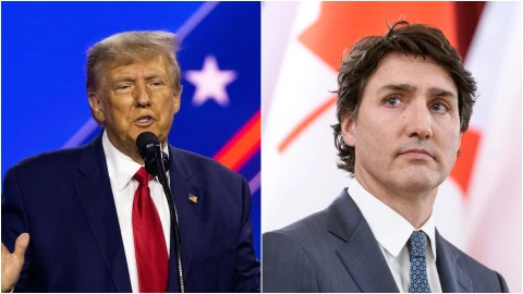 Donald Trump y Justin Trudeau