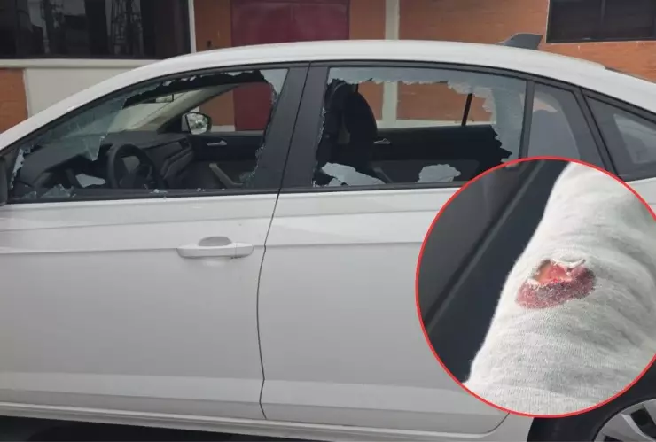 Atentan contra funcionaria de Tecámac, Edomex; balearon auto cerca de su casa