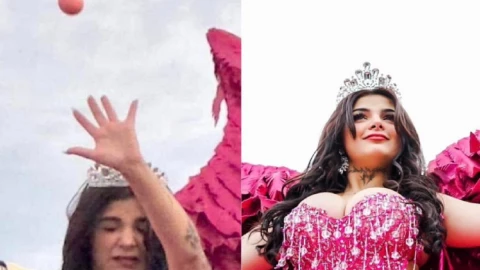 lanzan huevos a karely ruiz carnaval guaymas 2023