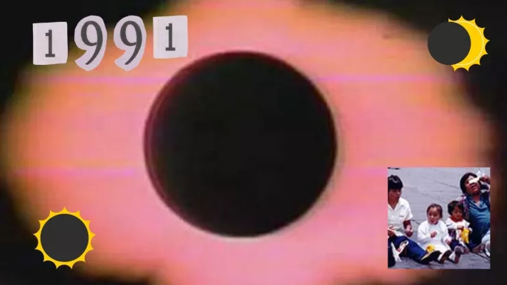 ¡A 30 años! Hechos curiosos que ocurrieron durante el eclipse solar de 1991