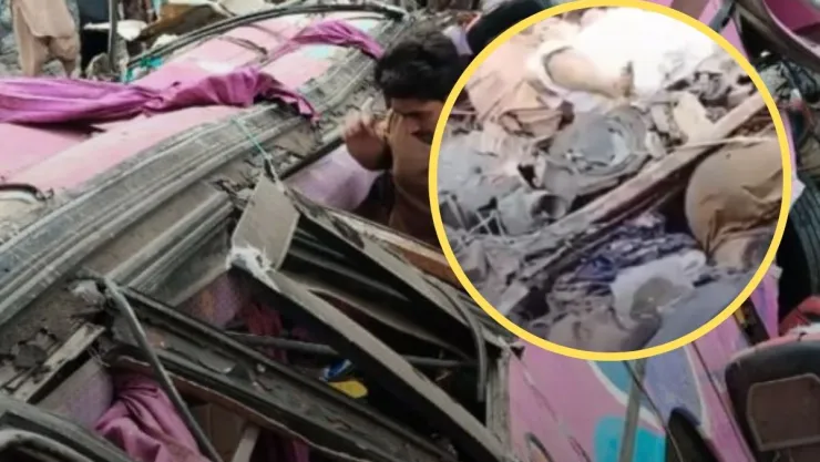 Accidente autobús de pasajeros