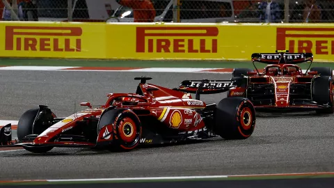 Los Ferrari en el GP de Baréin