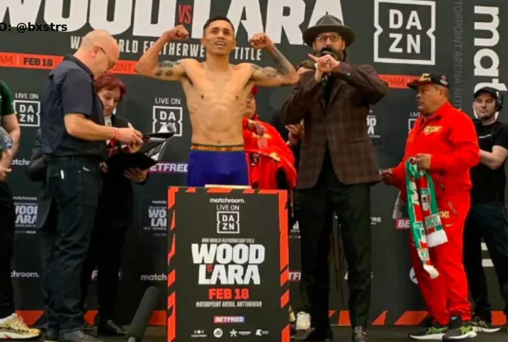 Mauricio Bronco Lara pesaje Leigh Wood