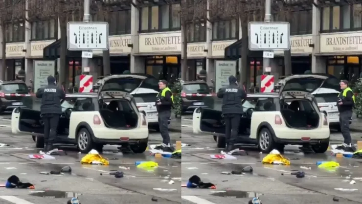 VIDEO | Así fue el atropellamiento masivo en Alemania que dejó decenas de heridos HOY 13 de febrero