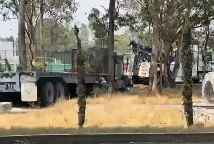 Aparatoso ACCIDENTE en la autopista México-Puebla hoy 18 de mayo de 2024 provoca TRÁFICO