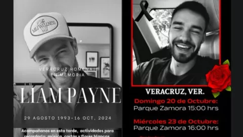 Homenajes de Liam Payne en Veracruz