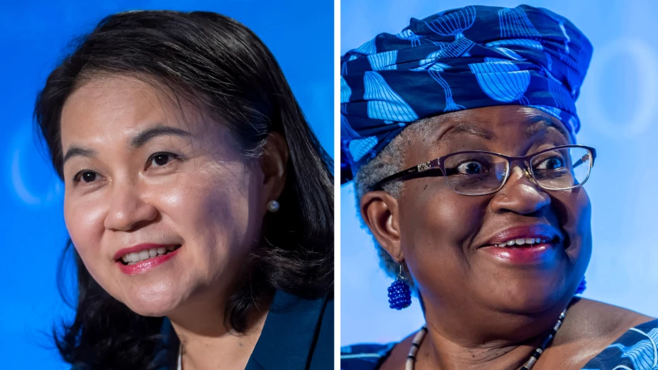 Yoo Myung-hee y Ngozi Okonjo-Iweala, candidatas OMC