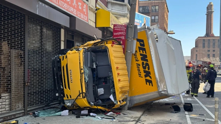 ¿Qué pasó con el camión en Boston?