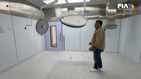 La ampliación de la clínica Roberto Nettel, en Chiapas, solo dejó el cascarón; por dentro no hay equipo para operar