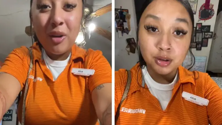 Una chica se hizo viral en TikTok por trabajar en un local de comida rápida y Kim Kardashian comentó en sus redes sociales al respecto
