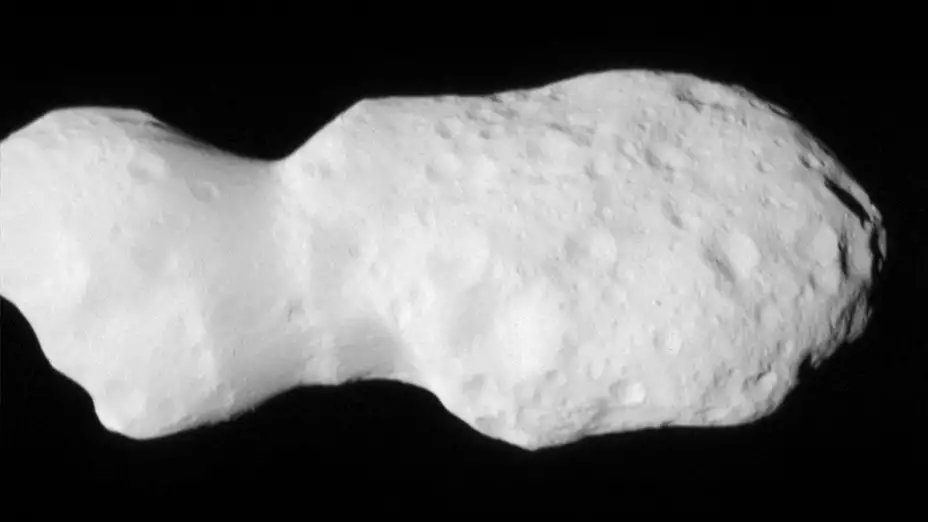 Asteroide Donaldjohanson captado por la nave espacial Lucy.