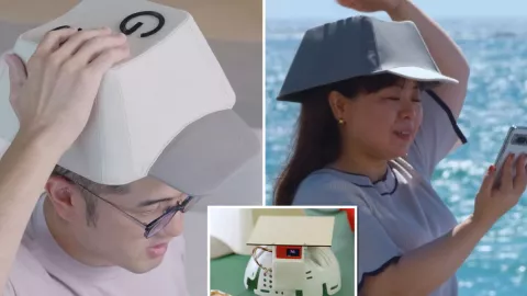 Japón crea gorro con teclado portátil de Google para escribir usando la cabeza.jpg