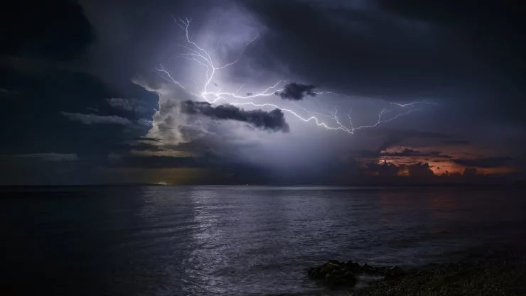 Tormenta eléctrica.