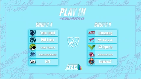 Asi quedaron los grupos de la fase de Play-in