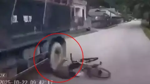 Abuelito ciclista atropellado