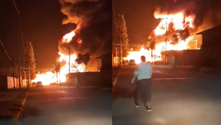 Explosión de toma en Villagrán