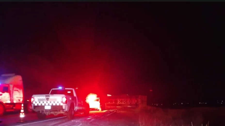 auto volcó en carretera Amozoc-Perote hoy 13 de noviembre de 2025