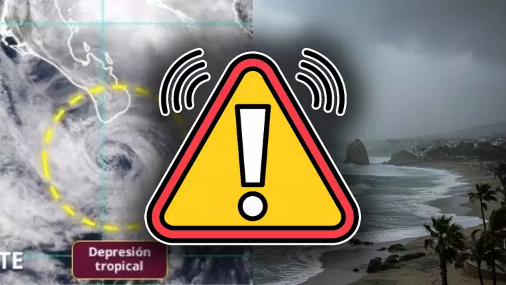 ¡Alerta, Pacífico! ‘Raymond’ tocará tierra HOY como depresión tropical: Esta es su ubicación EXACTA