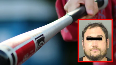 Hombre golpea con bate al amante de su esposa