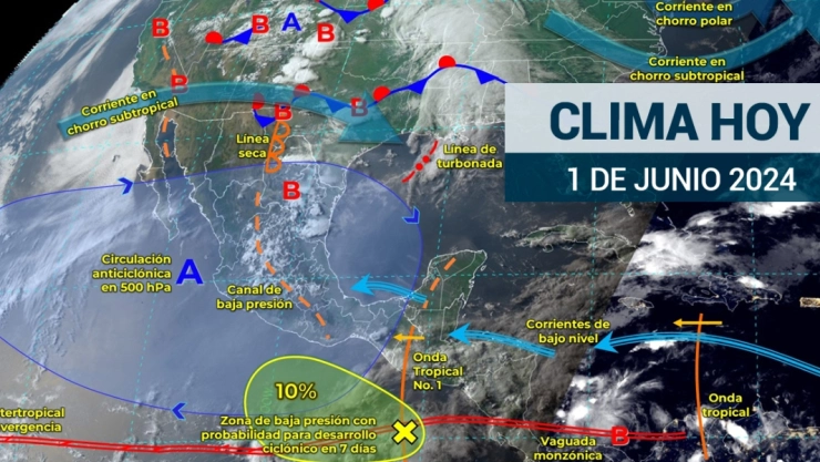 ¡Seguirá lloviendo! Así será el clima en México este sábado 1 de junio