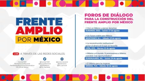 foros regionales frente amplio por M&eacute;xico
