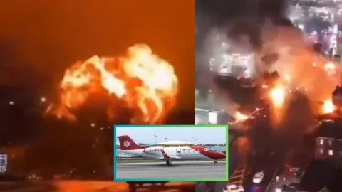 Avión estrellado en Filadefia venía a Tijuana