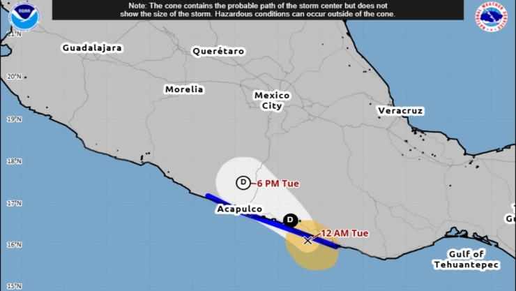 ¿Dónde están la tormenta _Cristina_ y la depresión tropical _Boris_ hoy_ Alertas y mapa de lluvias EN VIVO
