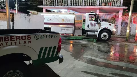 Incendio en vivienda de Minatitlán