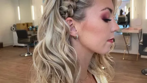 Peinados semi recogidos