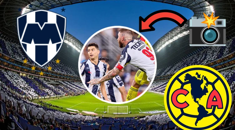 La foto viral del Rayados de Monterrey vs. América que recorre el mundo y Sergio Ramos lamenta