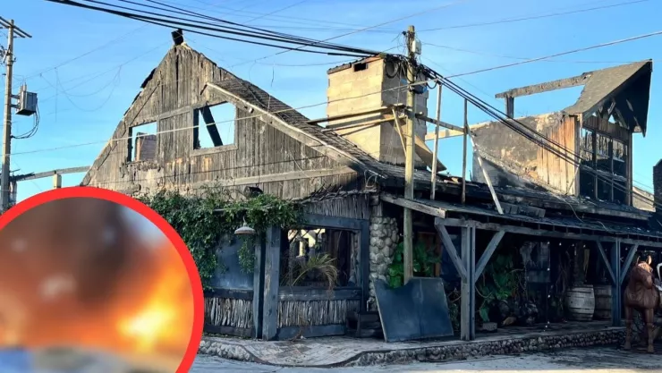 Emergencia en Playas de Rosarito: incendio deja cerrado un restaurante conocido