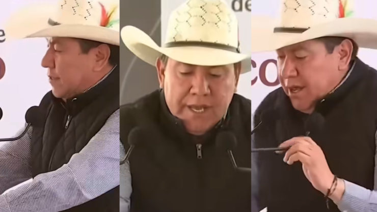 VIDEO: Así fueron los gritos de '¡fuera!’ contra el gobernador de Zacatecas, David Monreal, en Sombrerete
