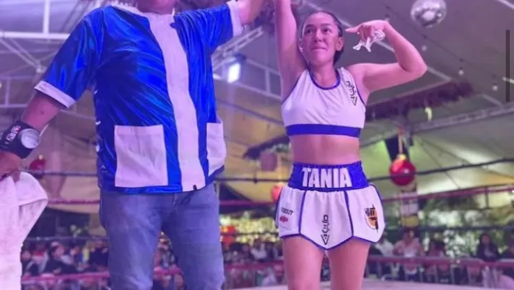 Tania Perches, hija de Moisés la leyenda del boxeo morelense debutó