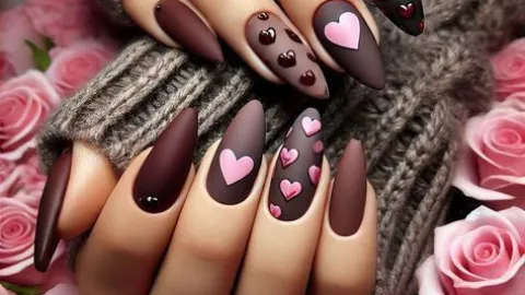 45 diseños de uñas para San Valentín en almendradas o cuadradas: son sencillas, elegantes y sutiles