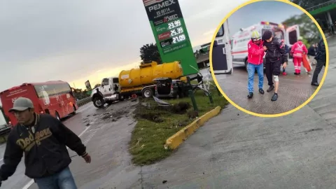 Carambola en autopista de Veracruz