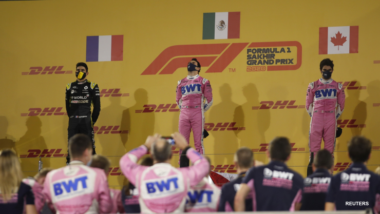 Sergio Pérez gana el Gran Premio de Sakhir de la Fórmula Uno