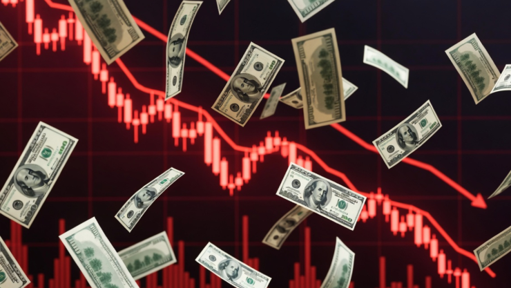 Caída del precio del dólar