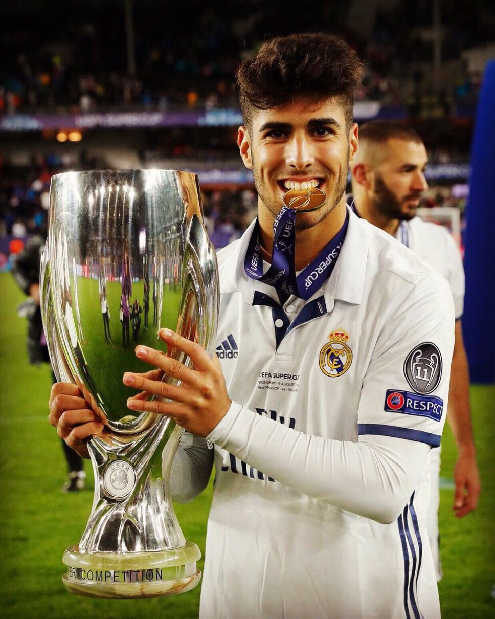 Marco Asensio sonriendo para las cámaras / Foto: Especial