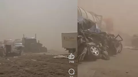  Tormenta de arena en Texas y Ciudad Juárez