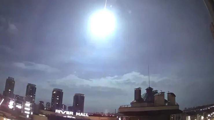 Qué fue el origen del destello en el cielo de Kiev, Ucrania