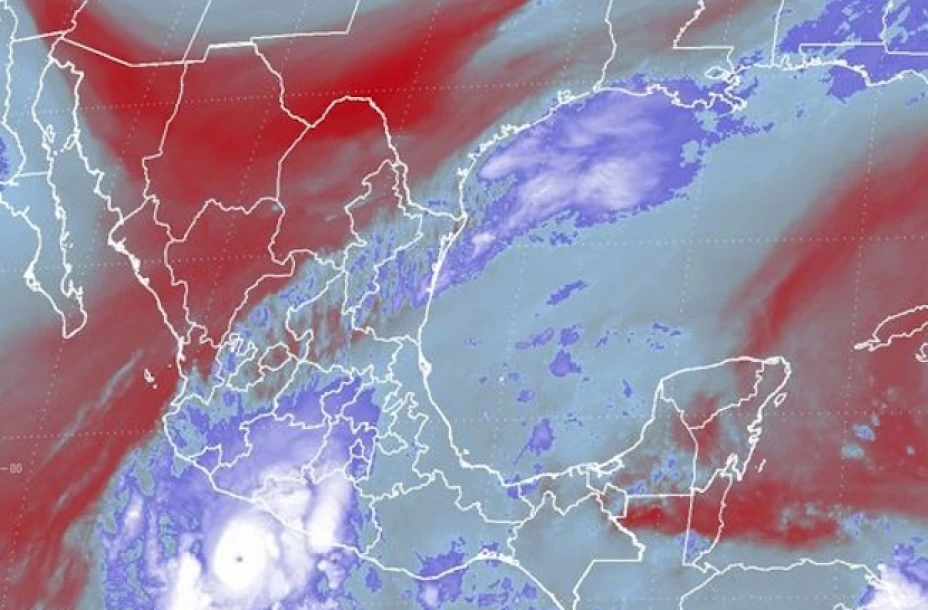 El huracán provocará lluvias torrenciales en Guerrero y Michoacán, así como precipitaciones intensas en Colima y Jalisco