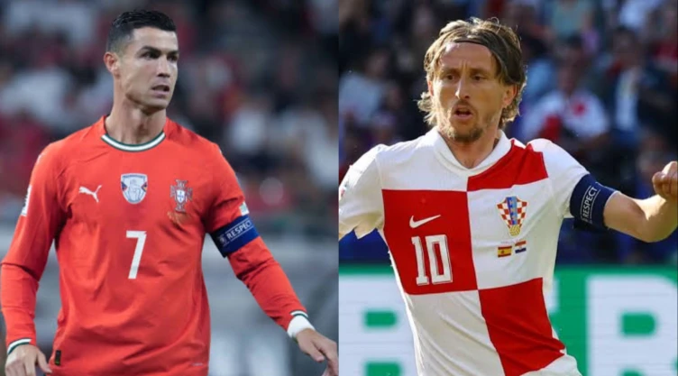 Cristiano Ronaldo y Luka Modrić, históricos futbolistas